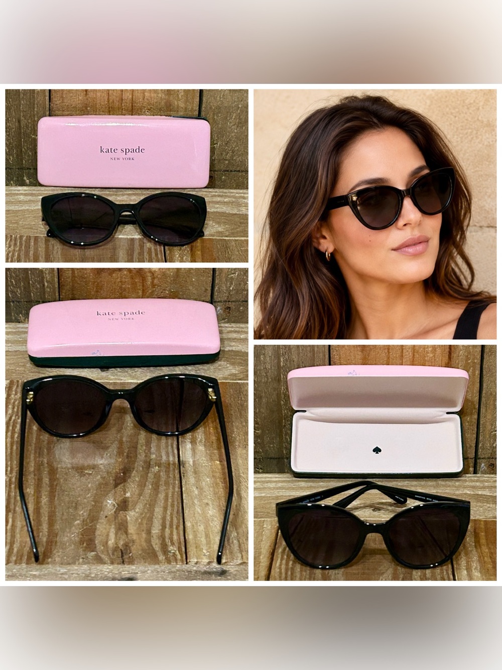 Kate Spade. 5 Piece: Madison Tote, Free Wristlet, Sunnies/Case, Scarf & Dust Bag - Picture 14 of 16